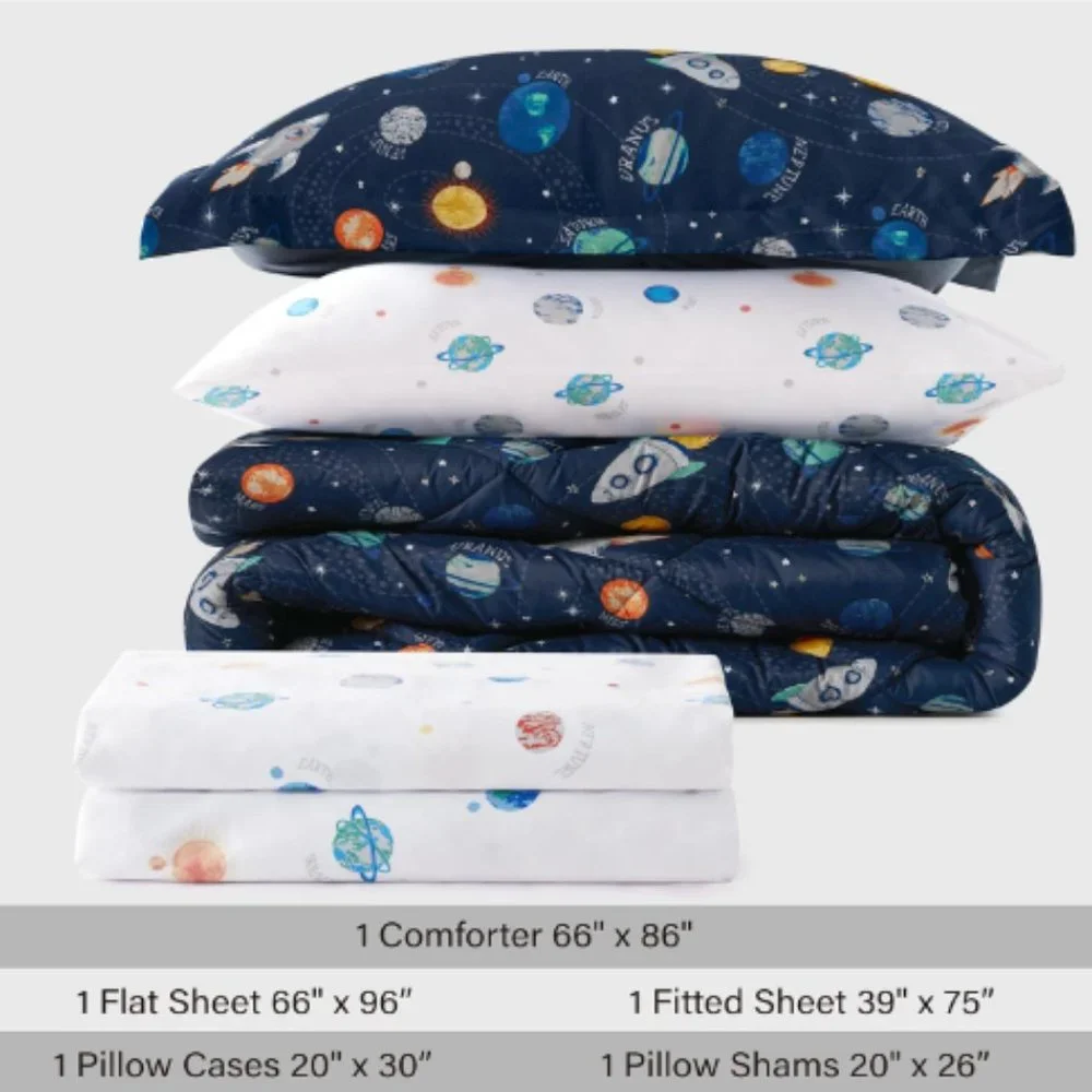 Bed-in-a-Bag for Kids - 5 pc - Twin Size 